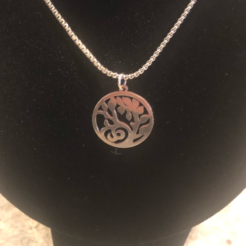 Silver Tree of Life Pendant Necklace
